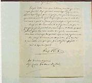 Lettera autografa di Pio X al card. Gaetano de Lai 