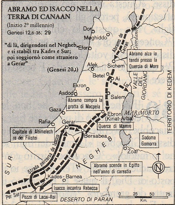 Abramo ed Isacco nella terra di Canaan