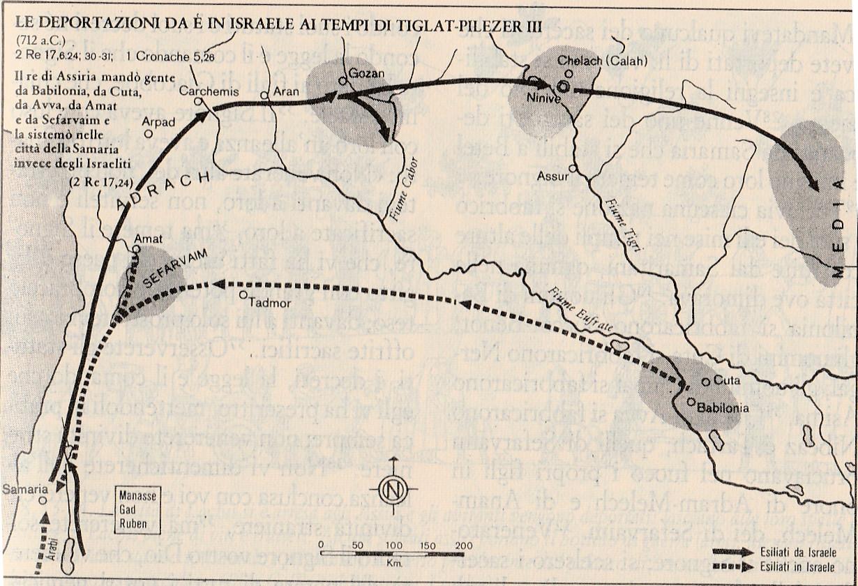 Le deportazioni da e in Israele ai tempi di Tiglat-Pilezer III