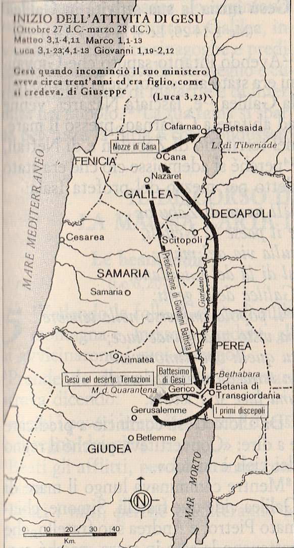 Inizio dell'attività di Gesù