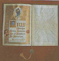 la prima pagina dell&#039;enciclica &quot;Munificentissimus Deus &quot;