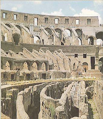 Roma. Interno dell&#039;anfiteatro Flavio o Colosseo